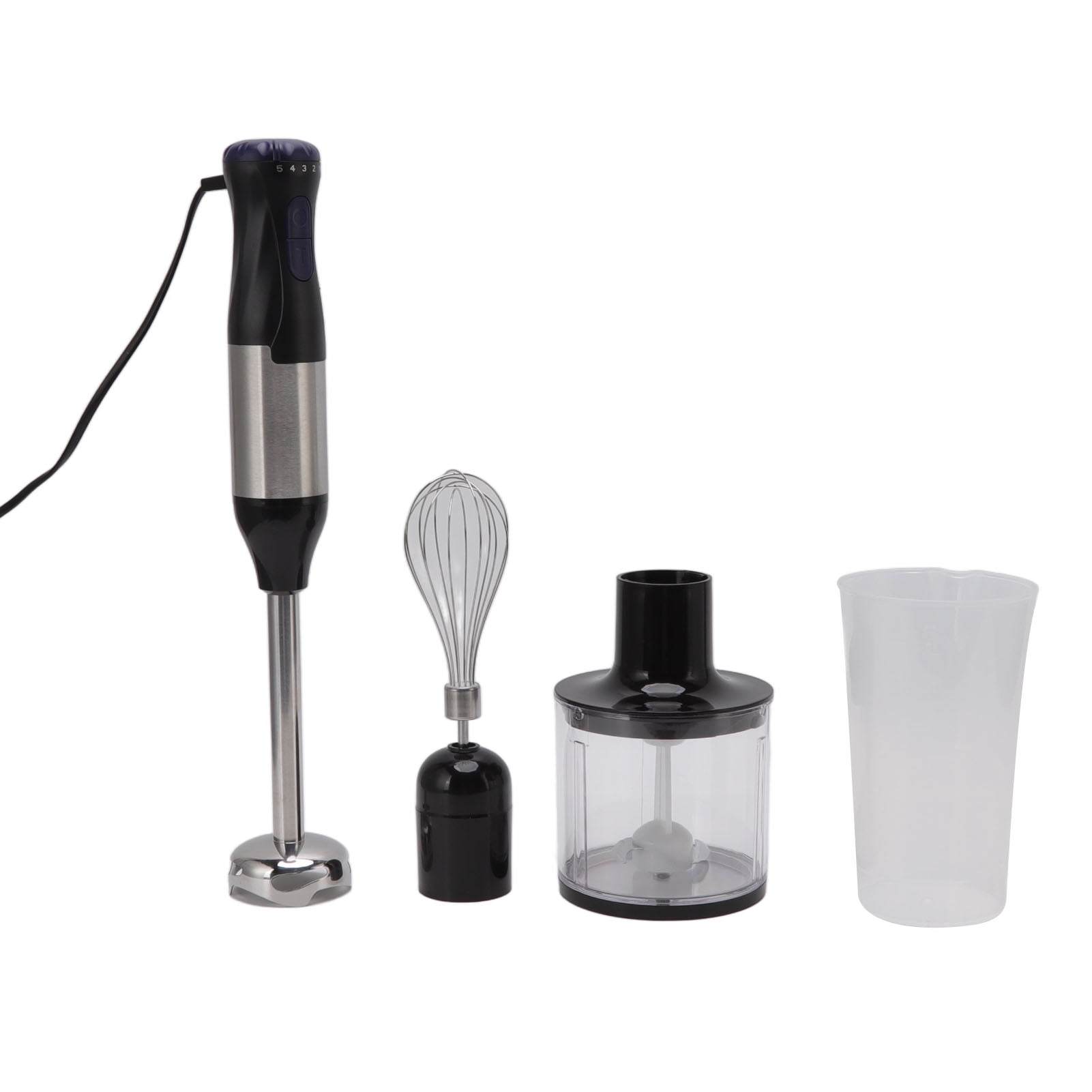 Multifunctional Hand Blender, 4 In 1 1000W Food Processor Blender 700ml Mixing Beaker  for Meat for Restaurant