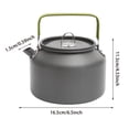 thumbnail image 1 of Large Capacity Stainless Steel Portable Outdoor Camping Kettle For Boiling Water Hiking Picnic And Travel Cookware, 1 of 4