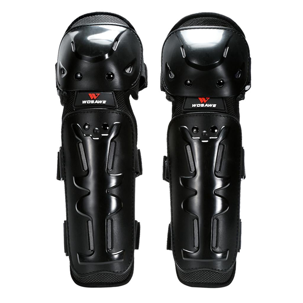 koolsoo Motorcycle Elbow / Knee Pads Made of ABS Velvet PVC Elbow Pads Knee Protection