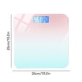 thumbnail image 2 of Rechargeable Digital Body Scale 26cm, Tempered Glass Electronic Weight Scale, High Precision Mini Bathroom Scale, 2 of 8