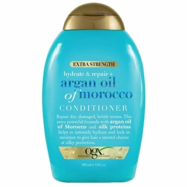 Ogx Revitalisant Argan Oil Of Morocco Extra Fort 13 Onces (384 ml) (Lot de 2)
