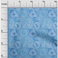 thumbnail image 2 of oneOone Cotton Cambric Light Blue Fabric Abstracts Sewing Craft Projects Fabric Prints By Yard 56 Inch Wide, 2 of 5
