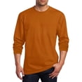 thumbnail image 1 of RXIRUCGD T-Shirt à Col Rond pour Hommes, Décontracté, Mode, Imprimé, Manches Courtes, Chandail, Orange, Taille : 3TG, 1 of 4