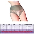 thumbnail image 3 of Culottes pour Femmes Culottes pour Femmes Coupe Française Culottes en Dentelle Taille Haute Coussinets sous-Vêtements pour Femmes Grande Taille sous-Vêtements Athlétiques Femmes Robe Bikini sous-Vêtements pour Couples Ensemble Assorti Menthe, 3 of 4