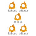 thumbnail image 3 of Maoww Bike Adapter Plate Chain Guide Aluminum Alloy Conversion Replacement Parts Biking Portable Repairing Accessory Gold 5Set, 3 of 6