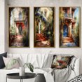 thumbnail image 1 of Designart "Country Cottage Entry Rustic Charm II" Farm Framed Wall Art Set Of 3 - White Country Frame Canvas Set For Living Room Decor, 1 of 6