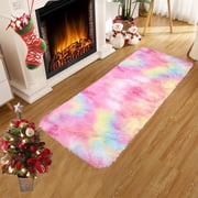 Bathroom Rugs Mat, Xinsrenus Velvet Fleece Bath Mats, Extra Soft Water Absorbent Non-Slip Thick Machine Washable Bath Rugs for Bathroom Floor Tub Shower