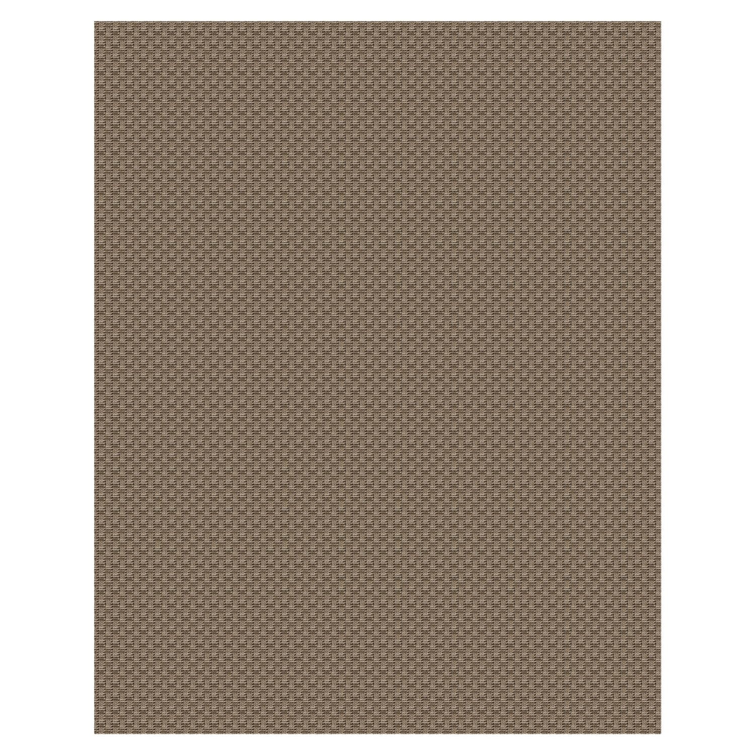 HOMETRENDS 5 ft. x 7 ft. Tan Flatweave Outdoor Rug, Lazlo Replay