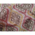 thumbnail image 4 of oneOone Silk Tabby Fabric Argyle Ikat Printed Fabric 1 Yard 42 Inch Wide, 4 of 4