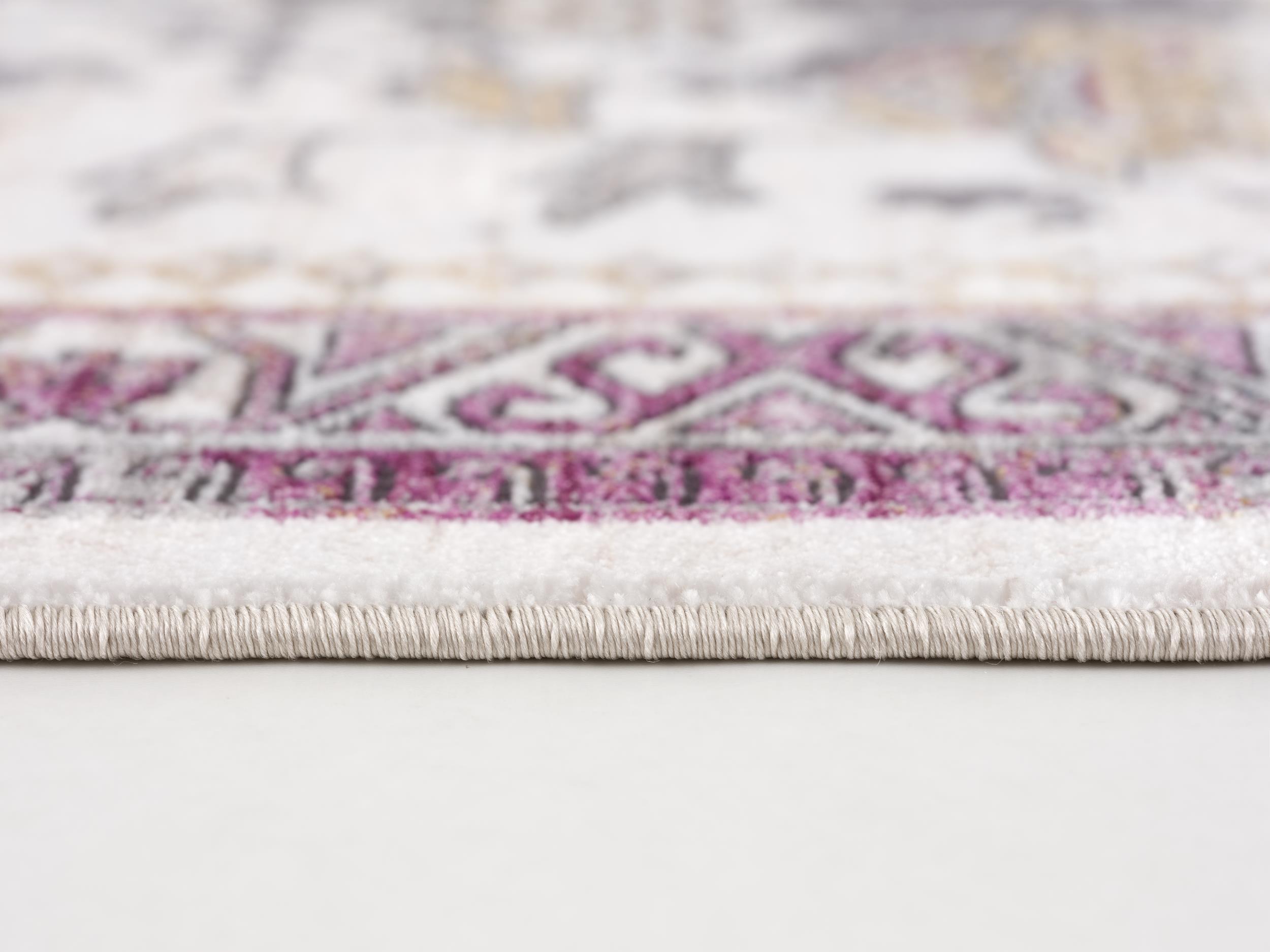 Tapis Branch Amalfi 2' x 9' (Taille exacte : 2'3" x 9') Tapis d'intérieur sud-ouest, gris beige, style bohème - Entrée, couloir, salle de bain et cuisine