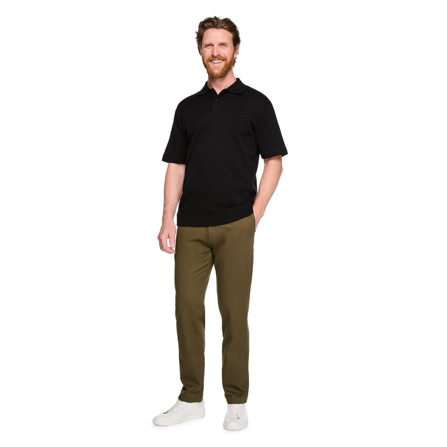 George Men's Slim Straight Chino Pant