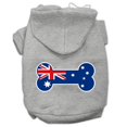 thumbnail image 1 of Drapeau Australien en Forme d'Os Sérigraphie Hoodies Gris XXL (18), 1 of 1