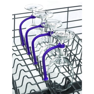 Dvkptbk Bottles 4Pcs Adjust Silicone Wine Glass Dishwasher Goblet Holder Safer Stemware Kitchen Gadgets on Clearance