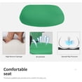 thumbnail image 4 of BestOffice Ergonomic Mesh Office Chair – Adjustable Mid-Back, Lumbar Support, Armrests, and Swivel Rolling Wheels for Home or Computer Use, Green, 4 of 7