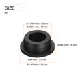 thumbnail image 2 of Unique Bargains Rubber Grommet Mount Dia 1-7/64' (28mm) Round T Type for Wire Protection 4 Pack, 2 of 5