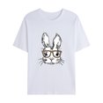 thumbnail image 1 of EGNMCR T-Shirts pour Homme Hommes Décontracté Mode Col Rond Chandail à Enfiler T-Shirt Imprimé de Pâques Manches Courtes Hauts Cadeaux pour Hommes, 1 of 3