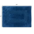 thumbnail image 3 of Mainstays Racetrack 100% Cotton Navy Bath Rug, 17" x 24", 3 of 5