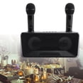 thumbnail image 1 of Haut-parleur Bluetooth Sans Fil à Double Microphone Karaoké Tout-en-un Extérieur Portable, 1 of 12