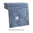 thumbnail image 3 of Cooling Flannel Blanket for Napping and Lounging - Lightweight Polyester Throw for Summer Comfort in Multiple Colors, 3 of 8