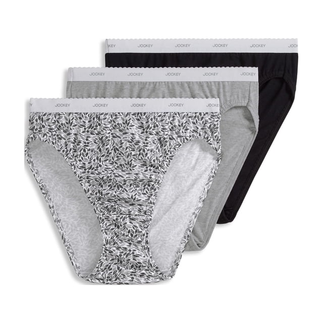 Jockey Femmes 100 % Coton Coupe Classique Française - Lot de 3