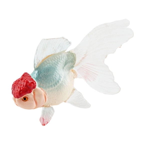 F Artificial Fake Goldfish For Aquarium Pond Decoration Floating Plastic Fish Realistic Moving Design For Fish Tank Decor No Maintenance Required