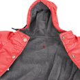 thumbnail image 2 of SUSSEXHOME Pets Dog Raincoat with Hood - Full Coverage Dog Rain Jacket with Fleece Lining - Machine Washable Waterproof Raincoat for Dogs - Red, 2 of 8