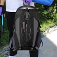thumbnail image 4 of 30L Lightweight Packable Hiking Backpack, Durable Water-Resistant Daypack for Camping Travel, Compact Foldable Nylon Backpack with Inner Pocket for Men Women, Black, 4 of 6