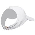 thumbnail image 4 of Women Backless Ponytail Hat Baseball Cap High Messy sun visors Sunhat Summer Bun Caps White, 4 of 9
