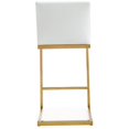 thumbnail image 2 of TOV Furniture Parma White Vegan Leather Counter St, 2 of 5
