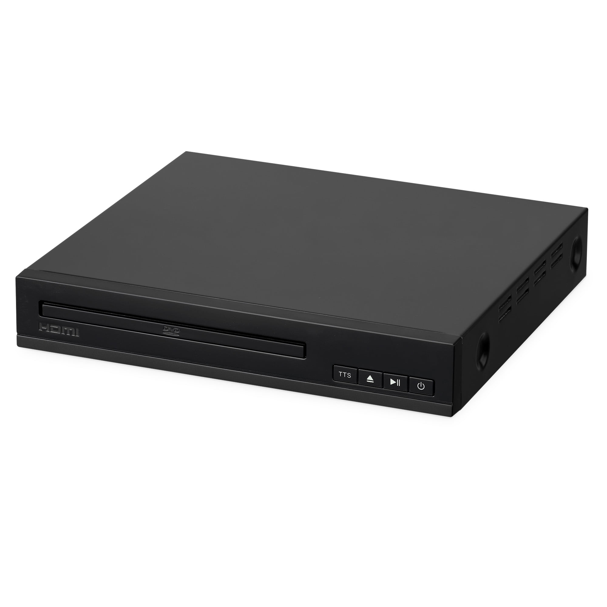 Onn HDMI DVD Player with Widescreen/TV Aspect Ratio, Parental Controls, Text-to-speech Technology, Remote Control, and Multiple Outputs, Black