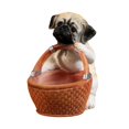 thumbnail image 1 of Home decor Terrace lovely Labrador Statue with Storage Basket 4.7*7.9*7.9 Inch, 1 of 14