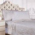 thumbnail image 2 of Coton Riche 600 Fil Compter Feuille de Paisley Italien Ensemble Grand-White, 2 of 5