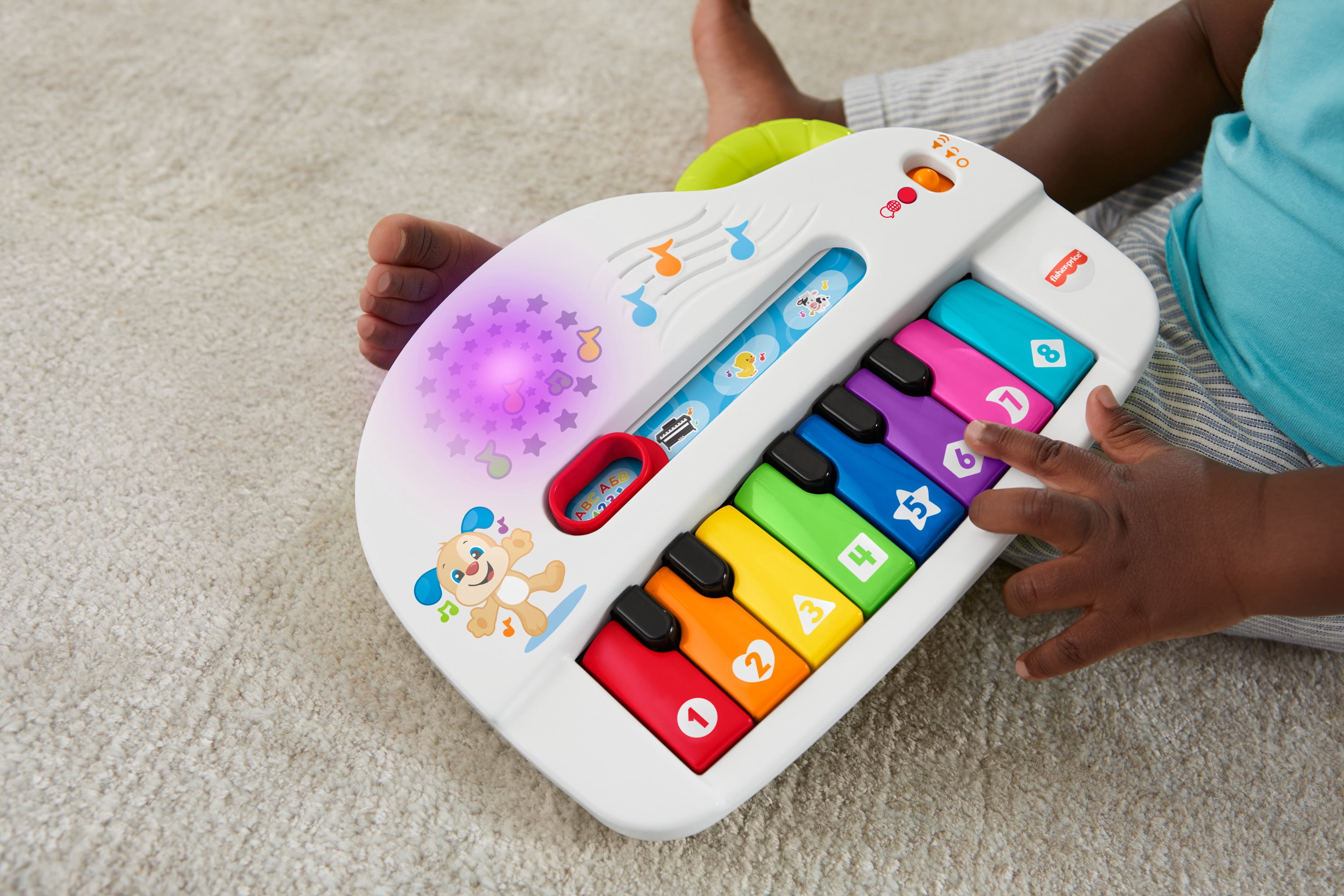 Fisher-Price Laugh & Learn Silly Sounds Light-Up Piano Interactive Toy for Baby & Toddler - Walmart Exclusive