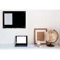thumbnail image 2 of Audio-Visual Direct Glass Dry-Erase Whiteboard Set - 18" x 24" - (Magnetic, Black), 2 of 7