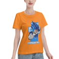 thumbnail image 2 of Women's Basic Short Sleeve T-Shirt Super Saiyan, 2 of 6