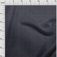 thumbnail image 3 of oneOone Viscose Jersey Navy Blue Fabric Asian Block Floral Craft Projects Decor Fabric Printed By The Yard 60 Inch Wide, 3 of 4