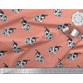 thumbnail image 3 of Soimoi Rayon Fabric Basset Hound Dog Print Sewing Fabric Yard 42 Inch Wide, 3 of 3