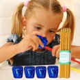 thumbnail image 1 of EGNMCR Back to School, Student Plastic Colored Transparent Pencil Sharpener Pencil Set-geometric Double Hole Sketch Sharpener Pencil Set- 4pc Pencil Sharpener And 10pc Pencil pencil pencil, 1 of 7