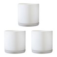 thumbnail image 1 of Wweixi Indoor Flower Pots - Elegant And Practical Available In Multiple Colors And Can Be Selected TX white M 3Set, 1 of 6