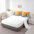 thumbnail image 3 of YST Capybara Comforter Set King Bed in a Bag 7Pcs, Colorful Gifts for Capybara Lovers, Polyester Bedding Set, 3 of 5