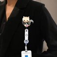 thumbnail image 3 of BELOVING Retractable Holder Cute Name Card Holder for Nurse Work Card Employees D, 3 of 6