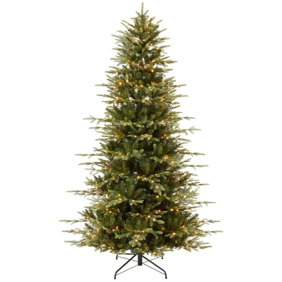 Best Choice Products Arbre de Noël Artificiel en Tremble Noble Pré-Illuminé de 9 Pi avec 3 088 Extrémités de Branches, 600 Lumières DEL