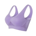thumbnail image 3 of Timegard 2pc Sports Bras for Women Plus Size High Support Wireless Underwear Breathable Mesh Comfy Bras, 3 of 4