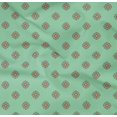 thumbnail image 4 of oneOone Organic Cotton Poplin Twill Fabric Mandala Geometric Decor Fabric Printed BTY 42 Inch Wide, 4 of 4