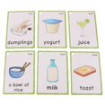 thumbnail image 4 of GUOOL 35 Pcs Cartes Flash de Vocabulaire Anglais pour Enfants pour Nourriture, 4 of 9