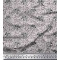 thumbnail image 1 of Soimoi Brown Rayon Fabric Palm Tree & Sunset Beach Print Fabric by the Yard 42 Inch Wide, 1 of 3
