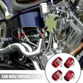 thumbnail image 2 of 4pcs AN6 Hex Black Car Hose Finisher Clamp Adapter Line End Cover Connector, 2 of 6