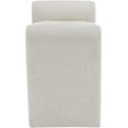 thumbnail image 4 of Meridian Furniture Stylus Banc en Tissu Crème, 4 of 7