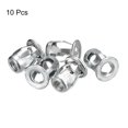thumbnail image 3 of Unique Bargains M8 Jack Nuts, 10 Pack Threaded Insert Nut 304 Stainless Steel Rivet Nuts, 21mm Length, 3 of 5
