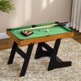 thumbnail image 2 of Soozier Ensemble de Mini Table de Billard Pliant de 38 Pouces Jeu de Table de Billard avec Indices, 2 of 10
